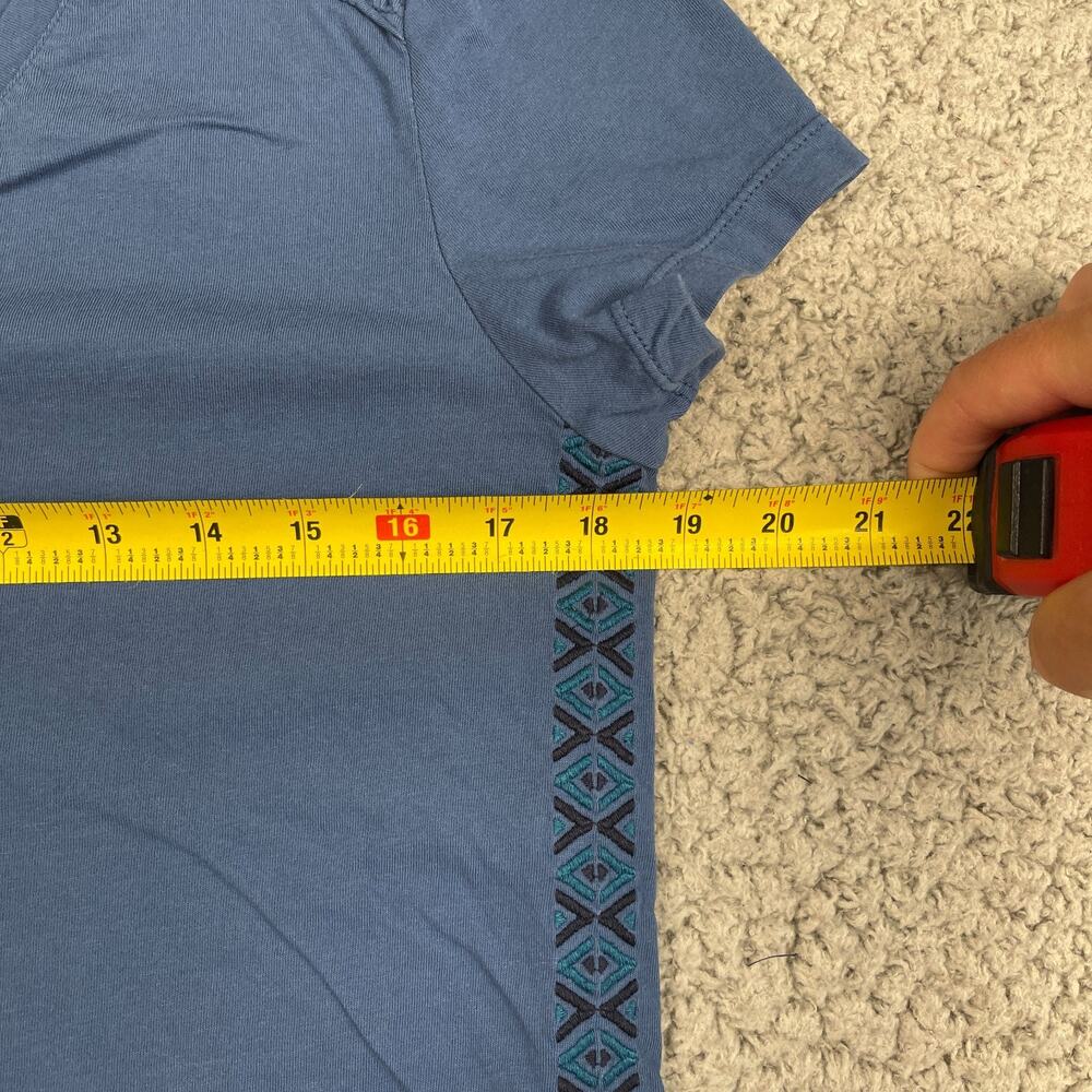 Life Is Good Shirt Womens Small Blue Embroidered Trim Create Your Own Sunshine - Picture 5 of 8